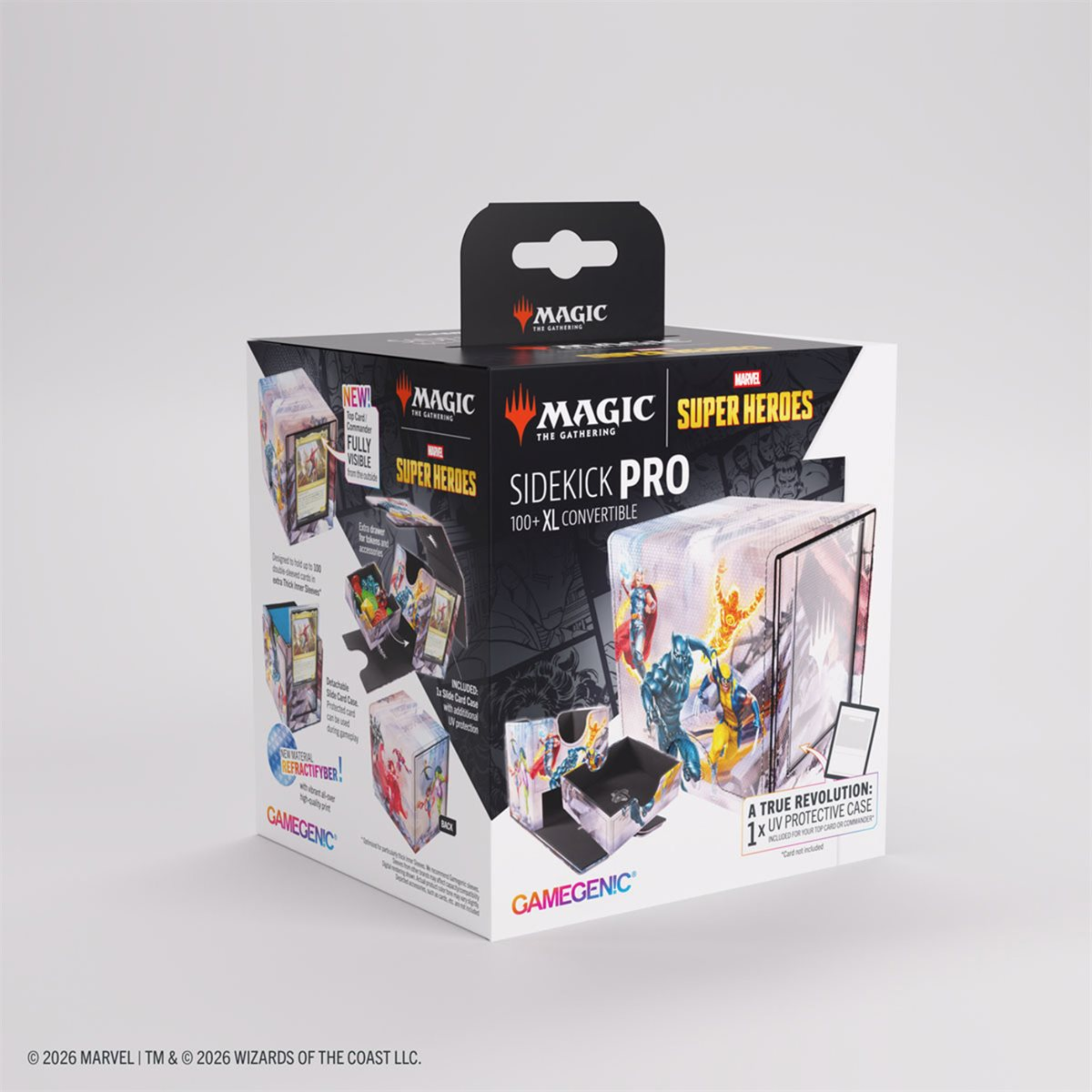 Marvel Super Heroes: Sidekick Pro (100+) Deck Box: Marvel Super Heroes